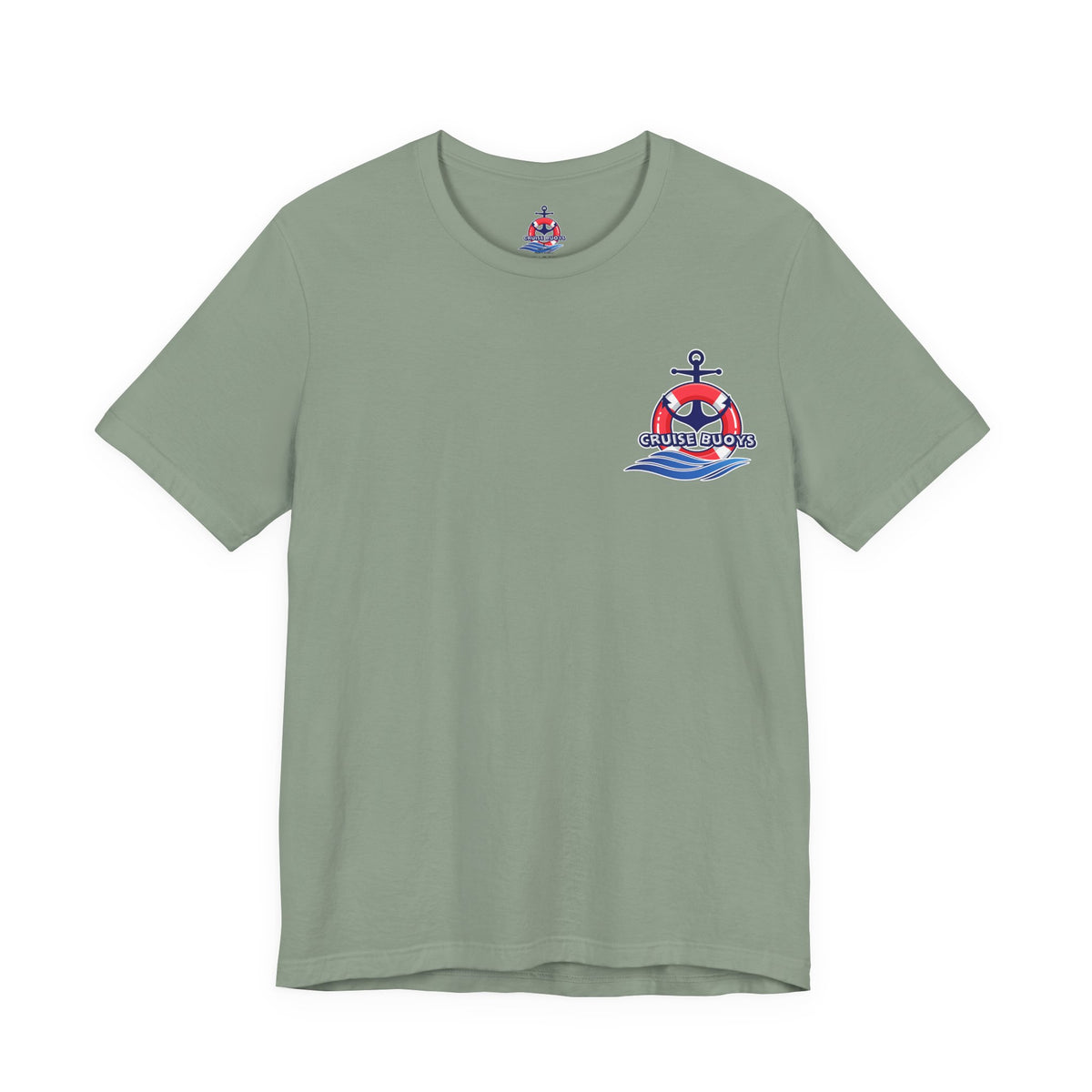 Buoy Oh Buoy Tee — Nautical Anchor & Lifebuoy Graphic T-Shirt