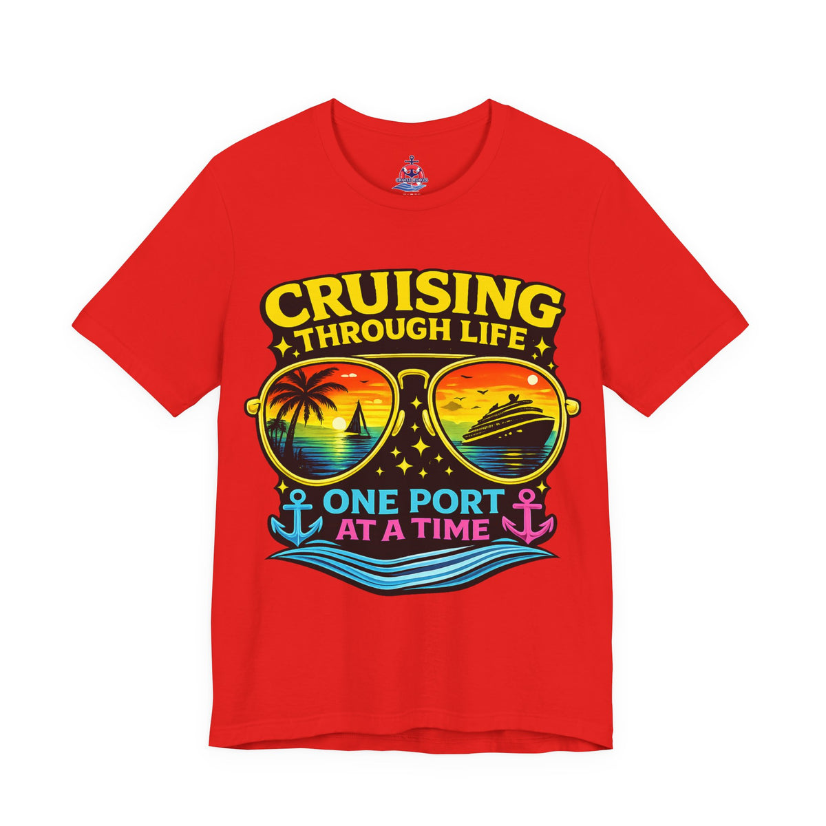 Buoy Oh Buoy Tee — Nautical Anchor & Lifebuoy Graphic T-Shirt