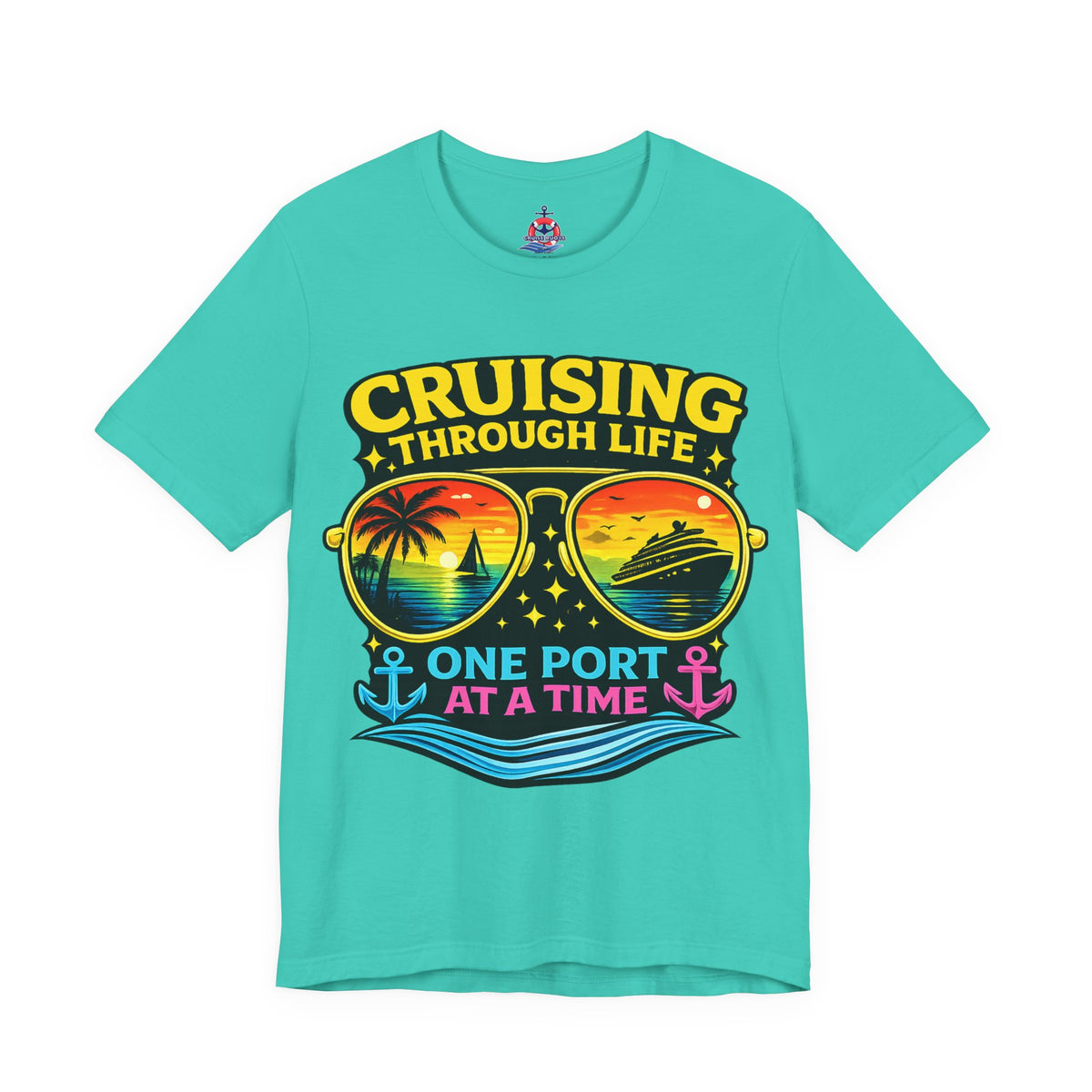 Buoy Oh Buoy Tee — Nautical Anchor & Lifebuoy Graphic T-Shirt