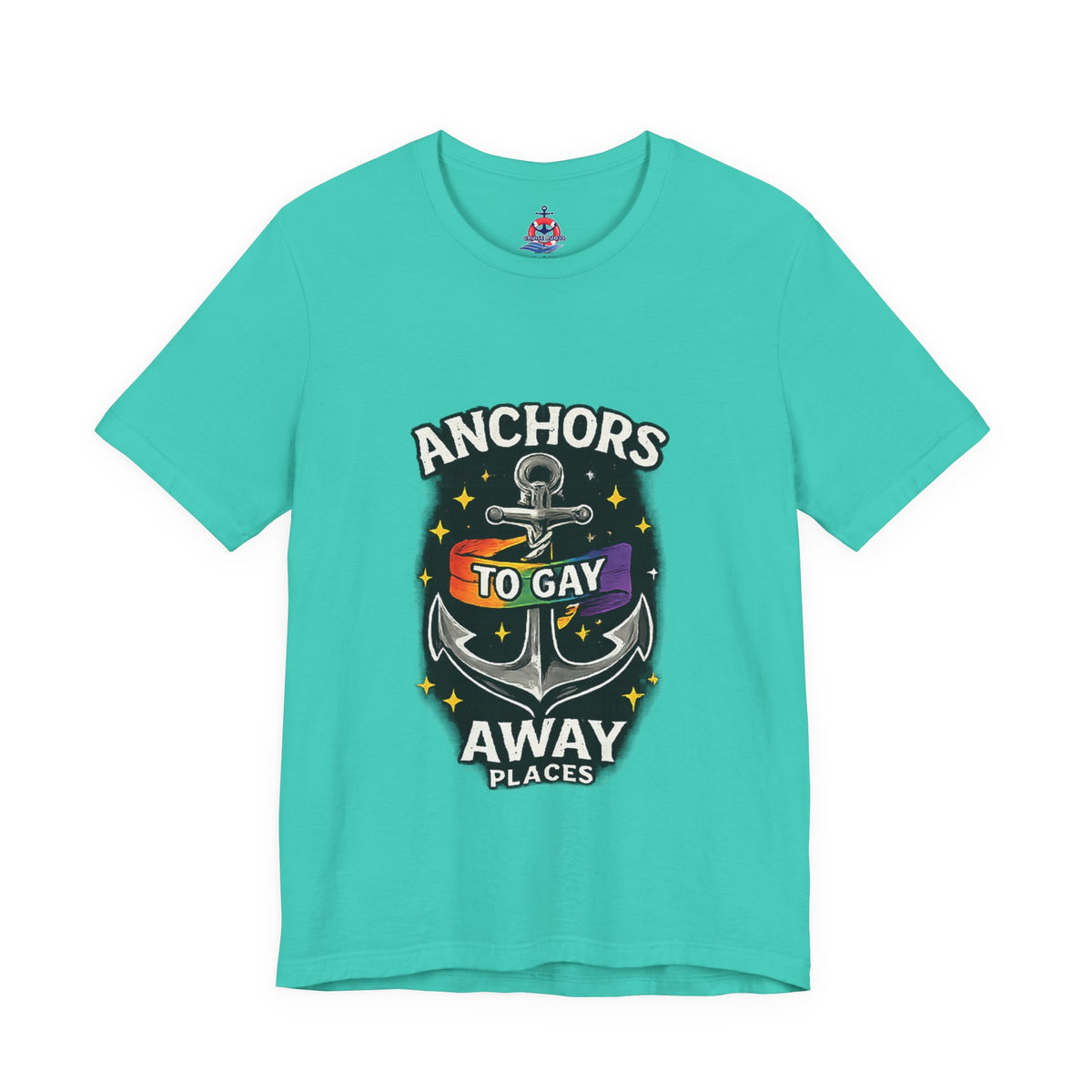 Anchors to Gay Away — Nautical Anchor Graphic T-Shirt