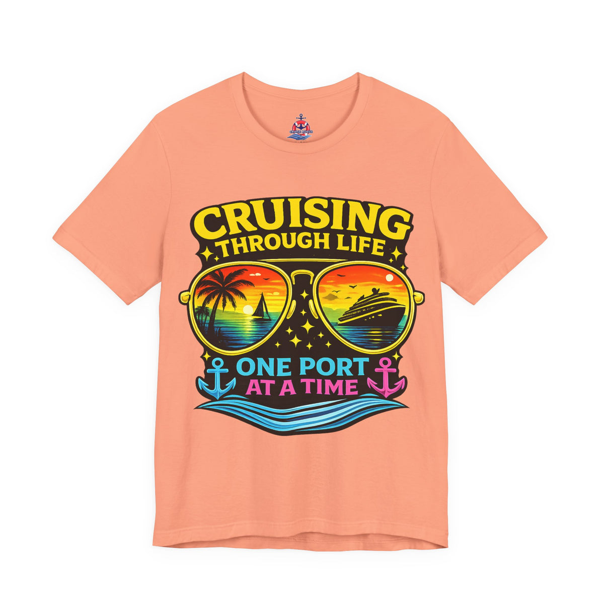 Buoy Oh Buoy Tee — Nautical Anchor & Lifebuoy Graphic T-Shirt