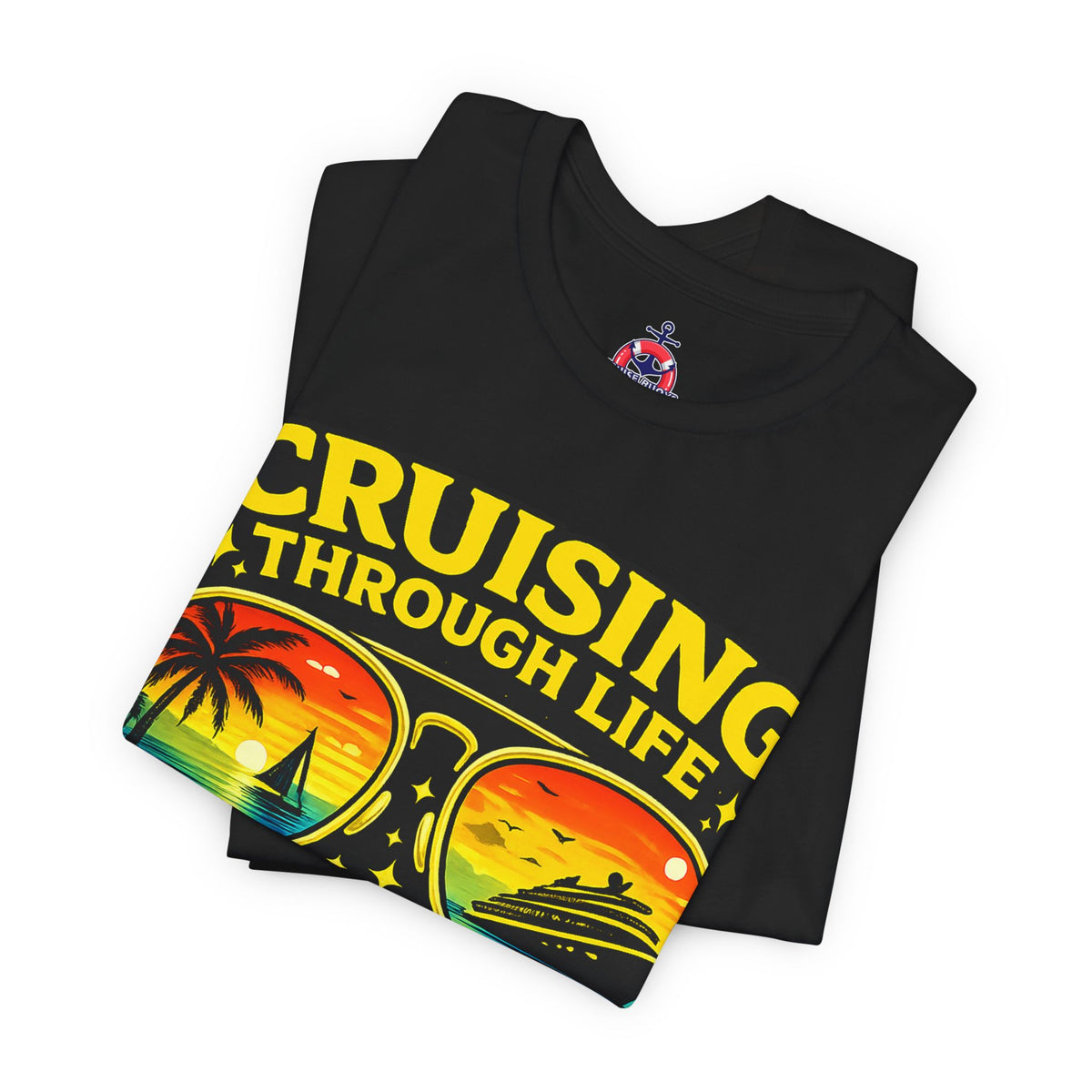 Buoy Oh Buoy Tee — Nautical Anchor & Lifebuoy Graphic T-Shirt