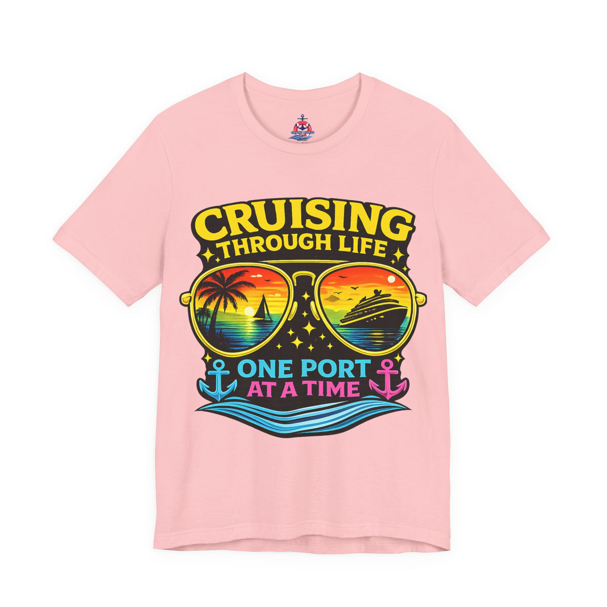 Buoy Oh Buoy Tee — Nautical Anchor & Lifebuoy Graphic T-Shirt