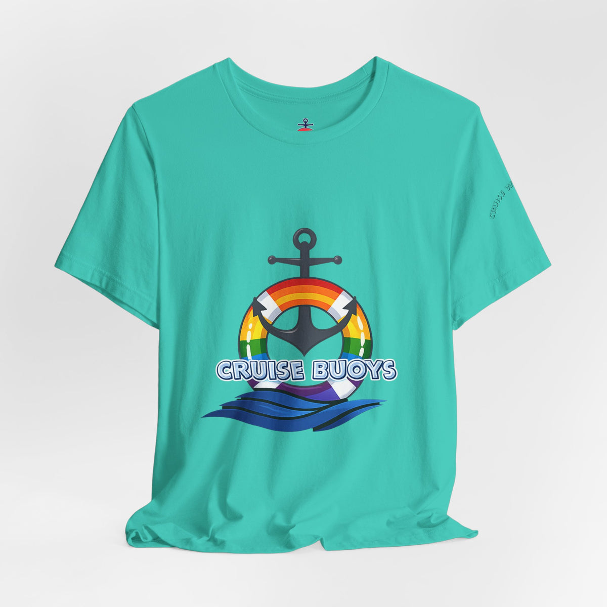 Buoy Oh Buoy Tee — Nautical Anchor & Lifebuoy Graphic T-Shirt