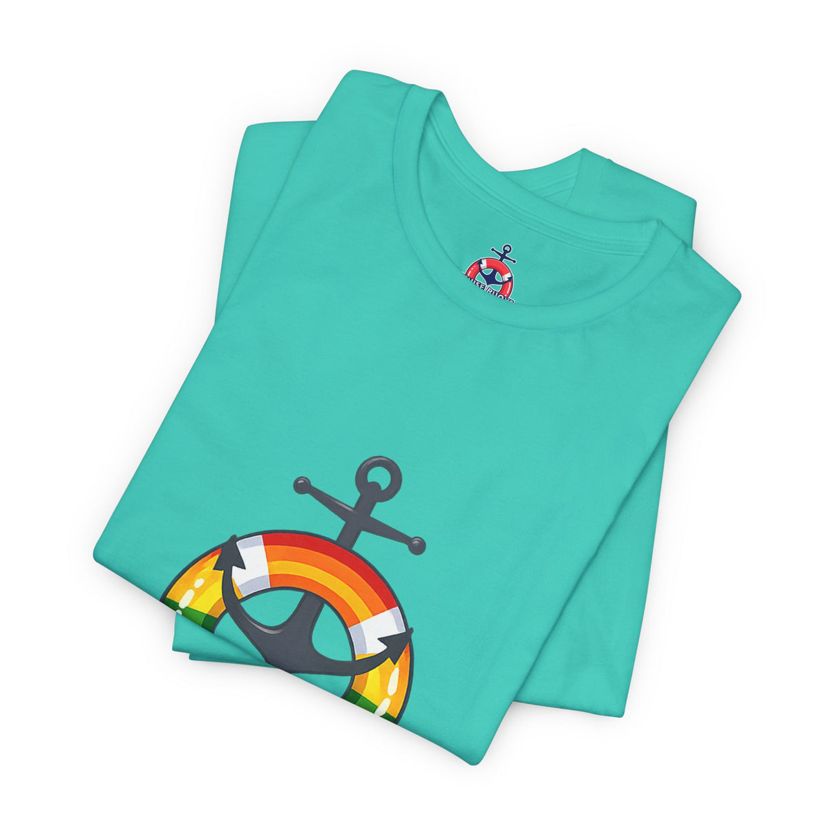 Buoy Oh Buoy Tee — Nautical Anchor & Lifebuoy Graphic T-Shirt