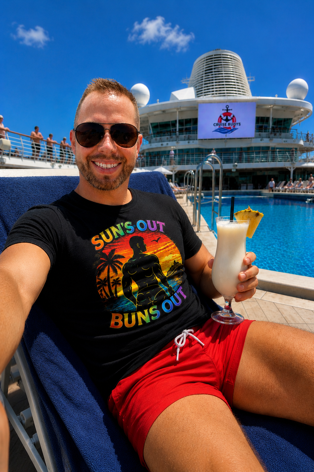 Suns Out Buns Out Graphic T-Shirt