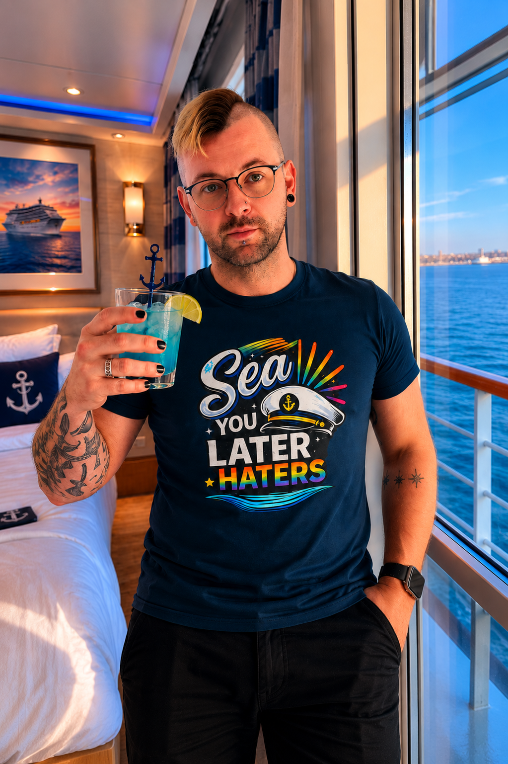 Sea you Later Haters Graphic T-Shirt